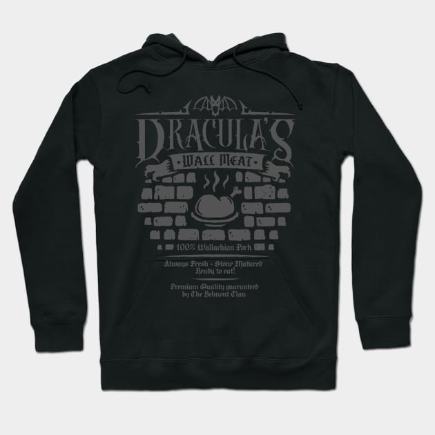 Dracula's Wall Meat Hoodie by demonigote